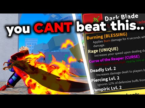 I got the BEST Dark Blade Enchantment (and it's BROKEN) | Blox Fruits