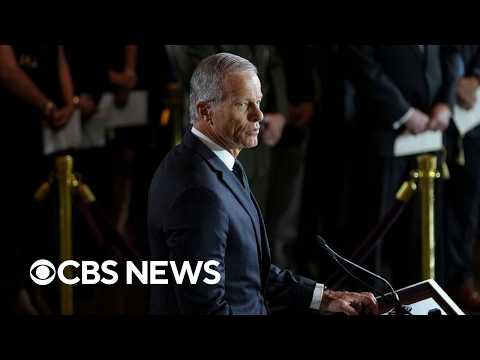 Thune remembers Lindsey Graham at Capitol ceremony: 