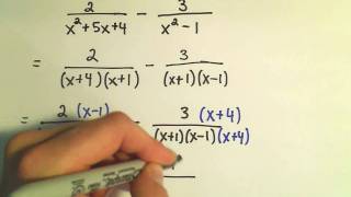Rational Expressions:  Adding and Subtracting.  Ex 2