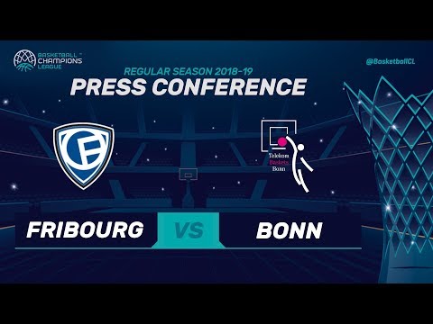 Fribourg Olympic v Telekom Baskets Bonn - Press Conference - Basketball Champions League