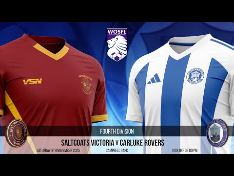 Saltcoats Victoria v Carluke Rovers - WOSFL Fourth Division - 8th November 2025