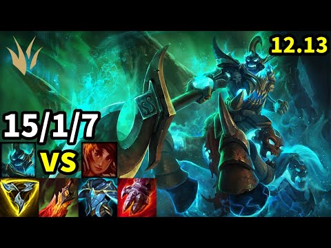 Hecarim Jungle vs Taliyah - KR Grandmaster | Patch 12.13