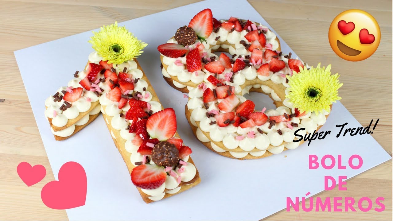 Bolo em Forma de Números | Como Fazer Bolo em forma de Números | Cakepedia