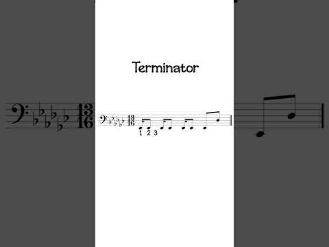 How to Count 13/16 Irregular Meter from The Terminator