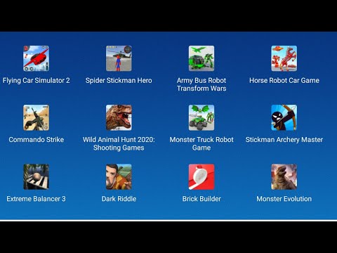 flying car simulator 2,spider stickman hero,army bus robot transform wars,horse robot car game