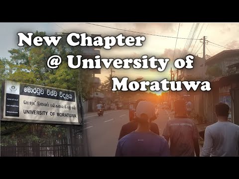 Vlog - New Chapter at Moratuwa University
