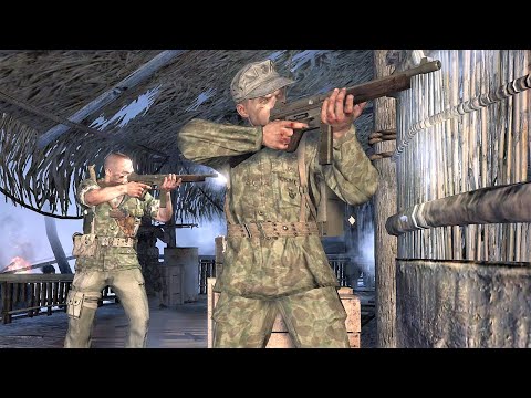 USMC vs Imperial Japanese Army (Semper Fi) CALL OF DUTY WORLD AT WAR NPC Wars