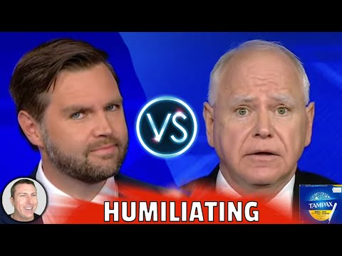  JD Vance Mops the Floor with Tim Walz at VP Debate Last Night! Media in Panic 