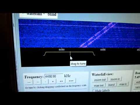 Strange 4700+ -4443 khz Frequency Sweep 1/7/13 03:30z
