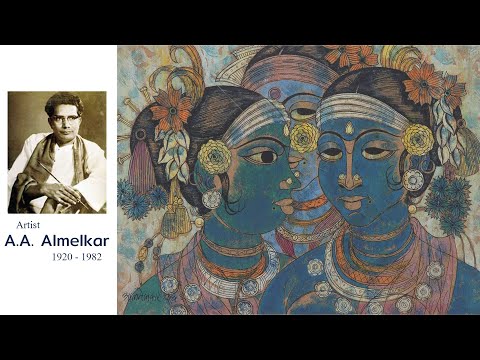 Artist A.A. Almelkar Paintings | Abdulrahim Appabhai Almelkar | WAA