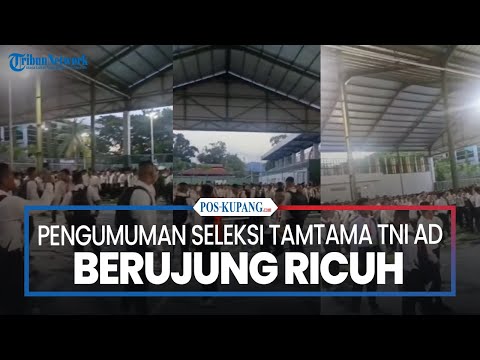 Pengumuman Hasil Seleksi Tamtama TNI AD