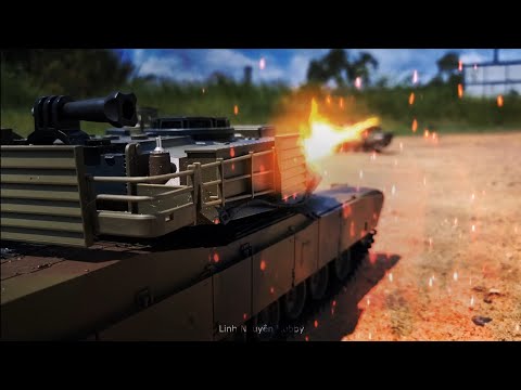 Epic Tank Battle - Germany Tiger vs Leopard 2A6 vs USA M1A2 Abrams rc Tanks 1/16 vs 1/18 scale