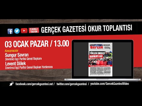 Gerçek Gazetesi Okur Toplantısı Canlı Yayını, Ocak 2021