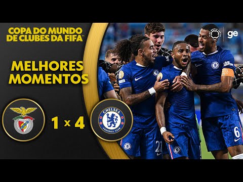 Gols e lances de Benfica x Chelsea