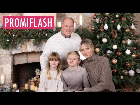 Video Thumbnail: Fürst Albert II. und Charlène verzaubern mit Weihnachtskarte