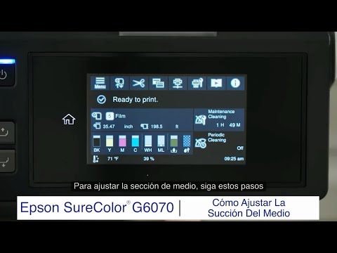 Procedimiento para Ajustar la Succión del Papel