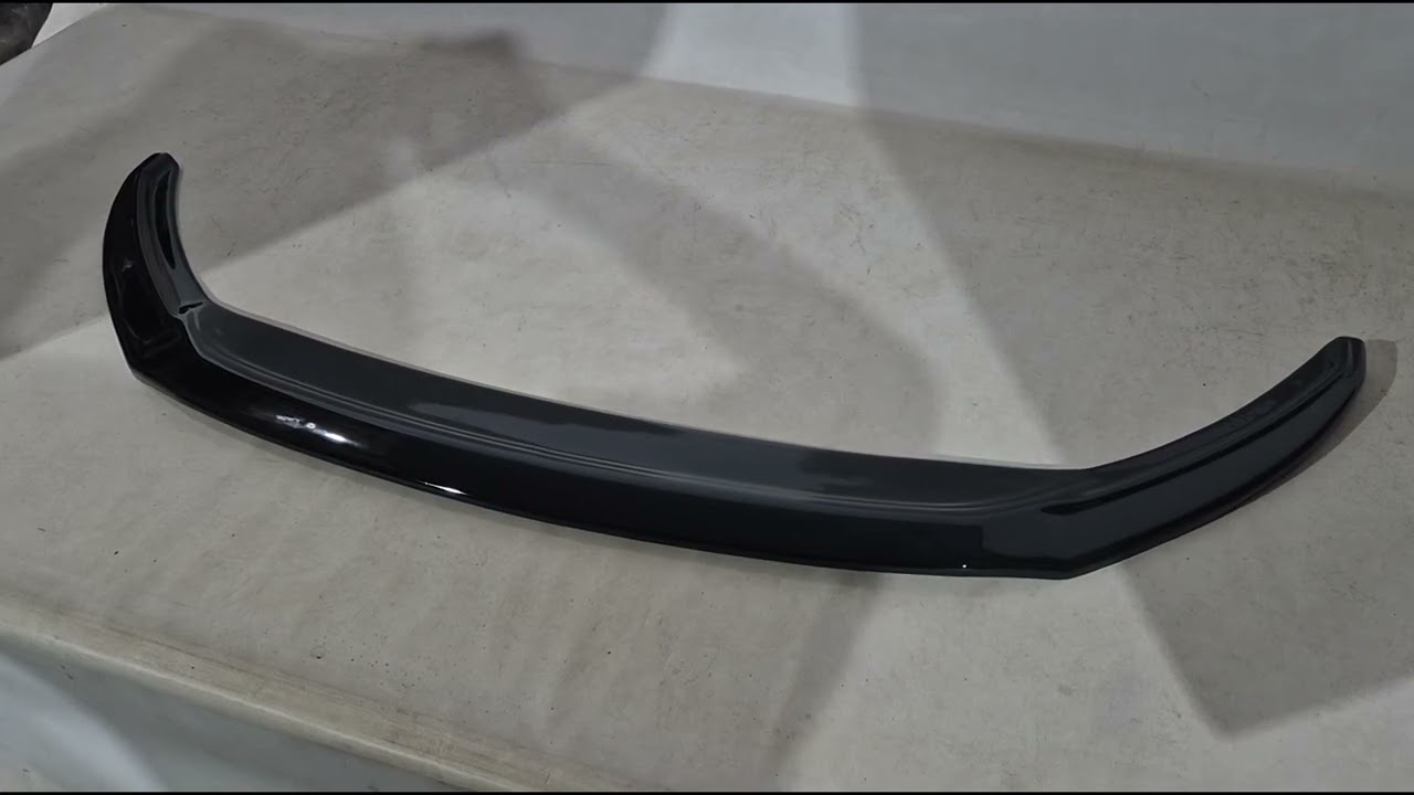 Передний сплиттер DPT V-3 (2015-2020, Черный Глянец) Video 1
