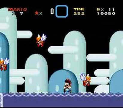 SMW Hack: Super Hyper World [1] You have to use both springs