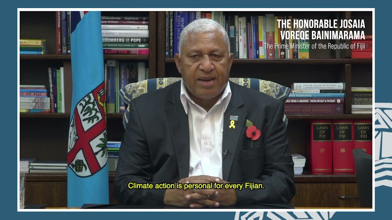 Welcome Message from Josaia Voreqe Bainimarama,The Prime Minister of the Republic of Fiji
