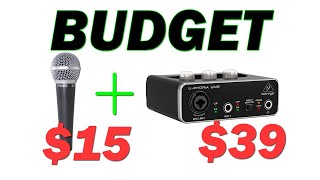 $54 Super Budget Setup - WeyMic WM58 Paired with UM2