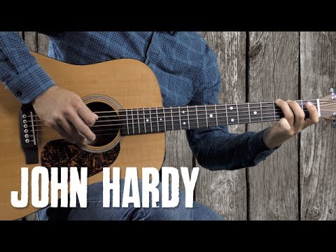 John Hardy Instrumental Break - Country Bluegrass Flatpicking Guitar Lesson