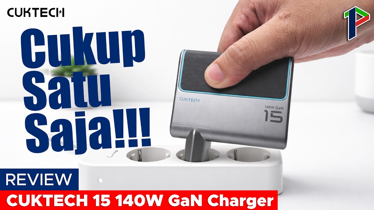Charger 140W Ini Bisa Ganti Semua Kepala Charger Kalian!!! - Cuktech 15 Review Indonesia