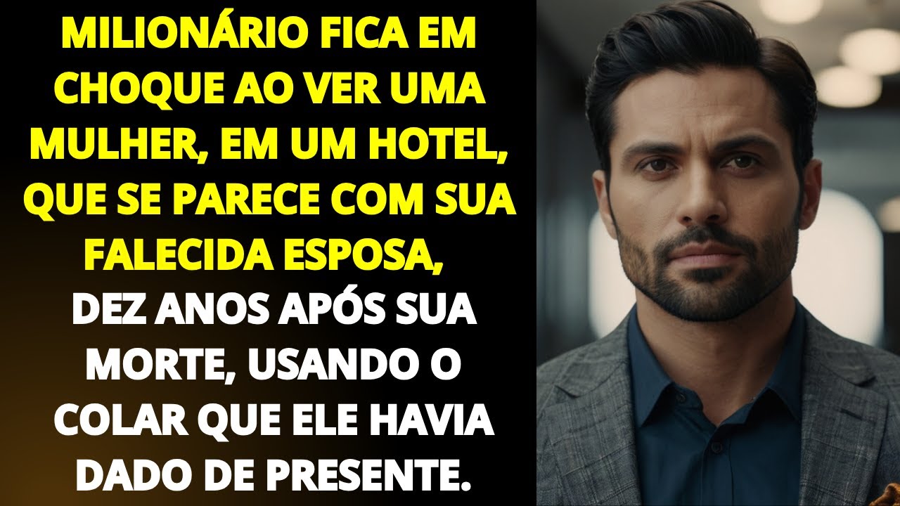 Milionário fica em choque ao ver uma mulher identifica a falecida esposa em hotel usando um colar...