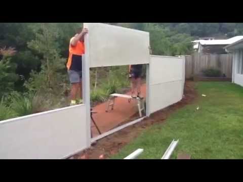 Building A Wallmark Modular Fence with Fencescape Fencing