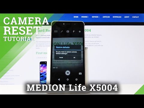 How to Restore Camera Configuration in MEDION Life X5004 - Reset Camera