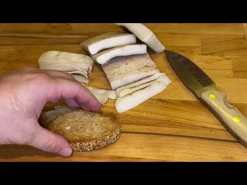 Lardo / Salo recipe ( cured back fat )