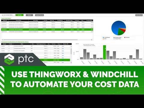 Use ThingWorx and Windchill to Automate your Cost Data