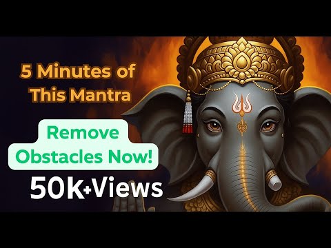 Om Gan Ganapataye 108 times | Don’t just read, Try it!