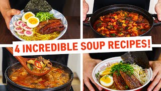 4 Must-Try Korean & Japanese Soup Recipes That Anyone Can Make!
