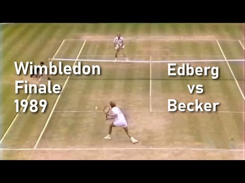 Wimbledon Finale 1989  Boris Becker - Stefan Edberg