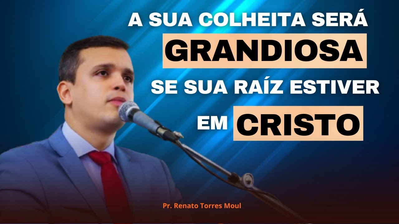 Pregação: NÃO DEIXE AS DIFICULDADES IMPEDIREM A SUA COLHEITA! | Pr. Renato Torres Moul✔️
