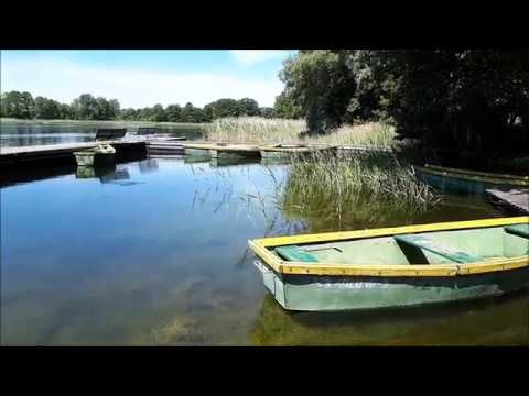 Przystań nad jeziorem Mojtyny