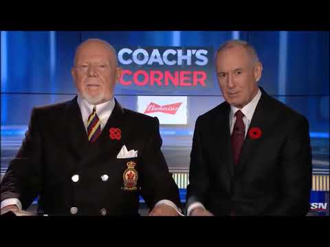 Don Cherry's Full Poppy Rant with Special Poppy Feature