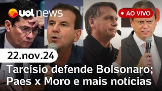 STF prevê Bolsonaro julgado em 2025; militares pressionam Mauro Cid; Paes bate boca com Moro e mais