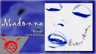 Madonna - Words (Audio)