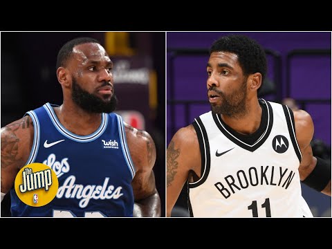 Was Kyrie Irving trolling LeBron James in Nets vs. Lakers? | The Jump