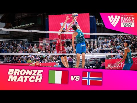 Cottafava/Nicolai vs. Mol, A./Sørum, C. - Bronze Match Highlights | Gstaad 2024 #BeachProTour