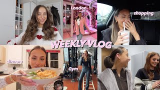 first WEEKLY VLOG of 2024🛍️🏃🏼‍♀️ London, Gym, New Piercing, Dinners..