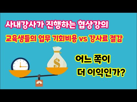 협상 강사 섭외 노하우 8. 사내 협상강사의 문제점과 한계