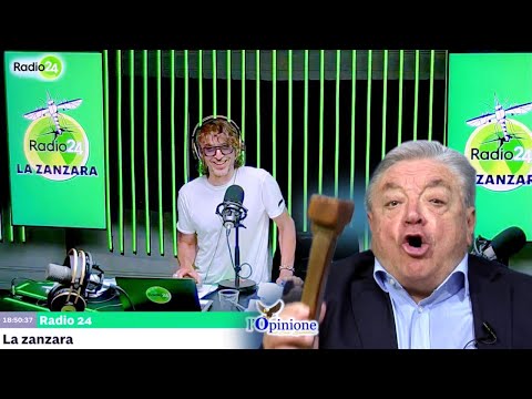 Spatalino sfida Parenzo - La Zanzara 12.7.2024