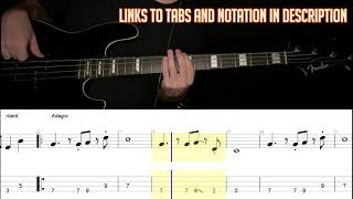 Khruangbin - Friday Morning (Bass Line w/tabs and standard notation)