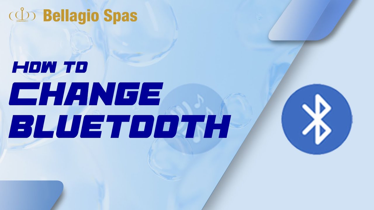 How to change spa bluetooth