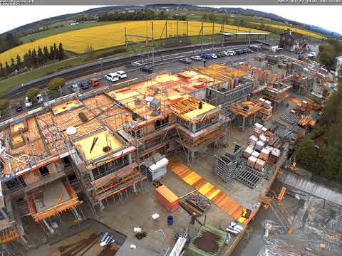 Zeitraffer Bahnhofpark Egerkingen - 1.Etappe