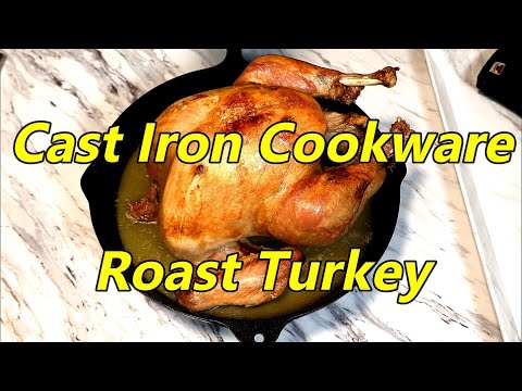 Cast Iron Cookware Roast Turkey