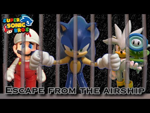Super Sonic Bros EP 2: Escape From The Airship (Stop Motion)