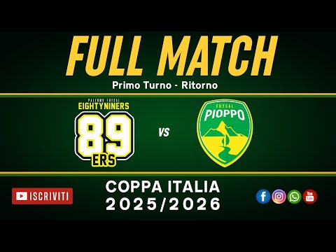 FULL MATCH - Palermo '89er VS Pioppo Futsal - COPPA ITALIA 25/26 - 1°Turno Ritorno - #sports #futsal